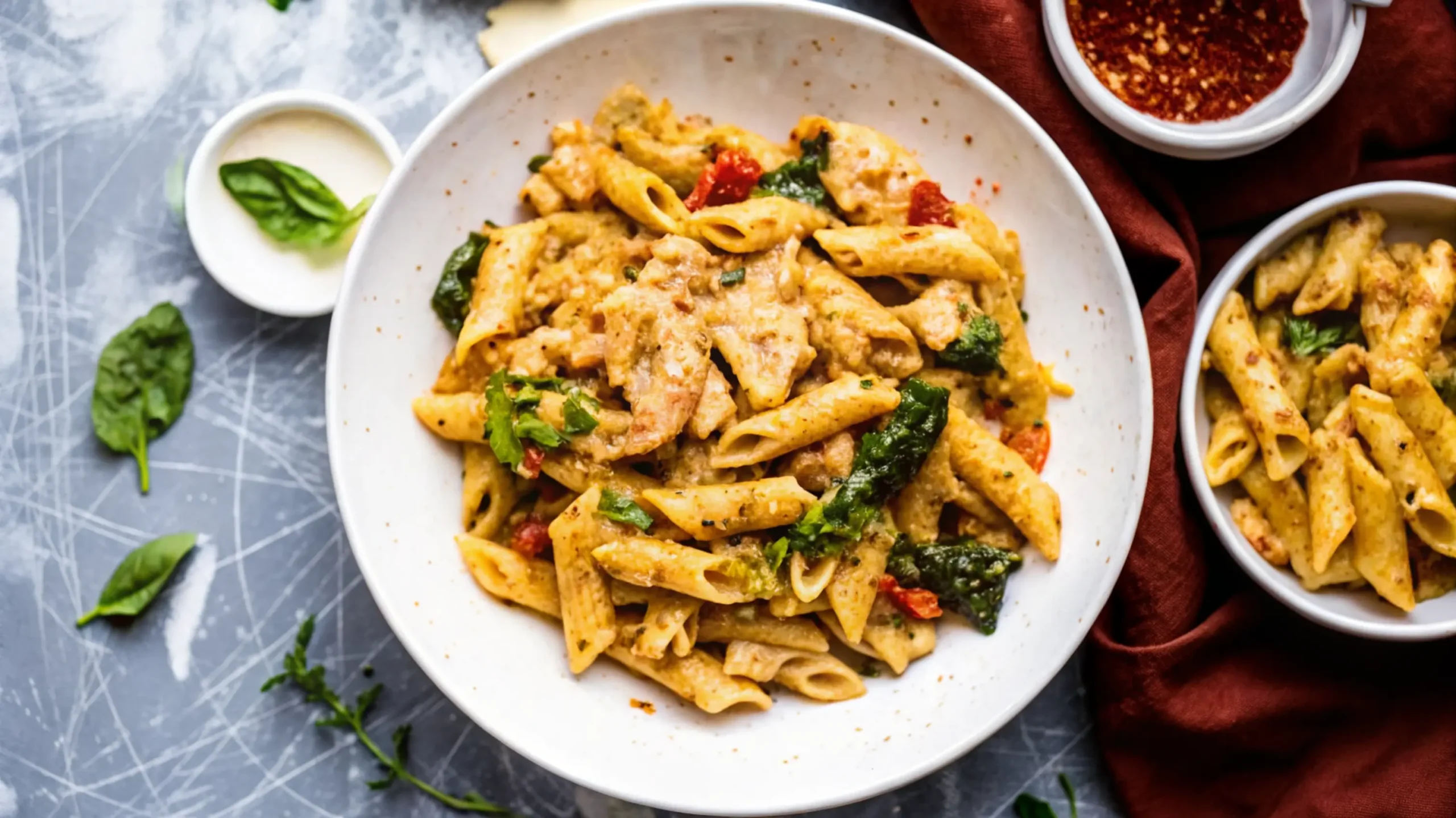 Creamy Sun-Dried Tomato Chicken and Penne
