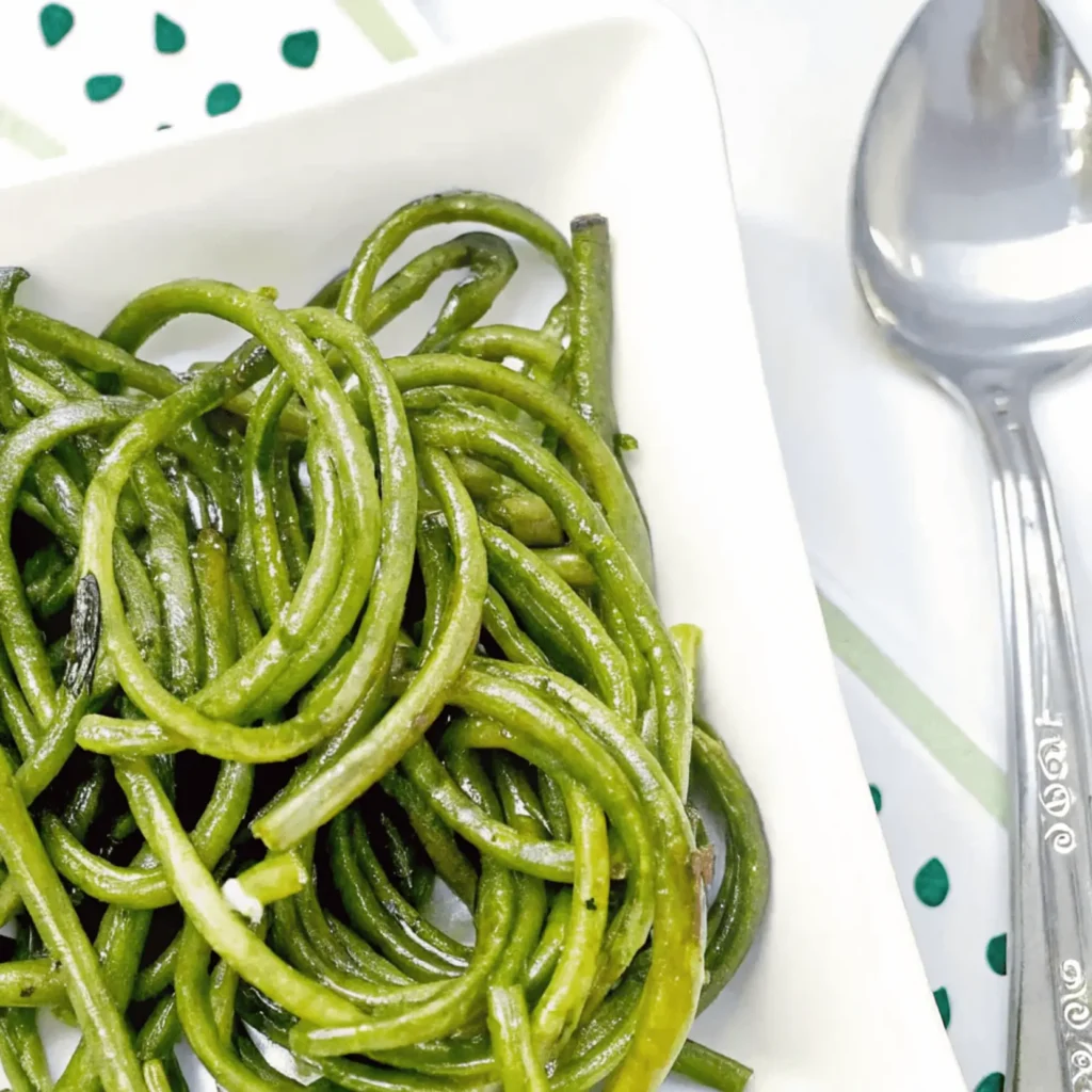 Grilled Garlic Scapes recipe